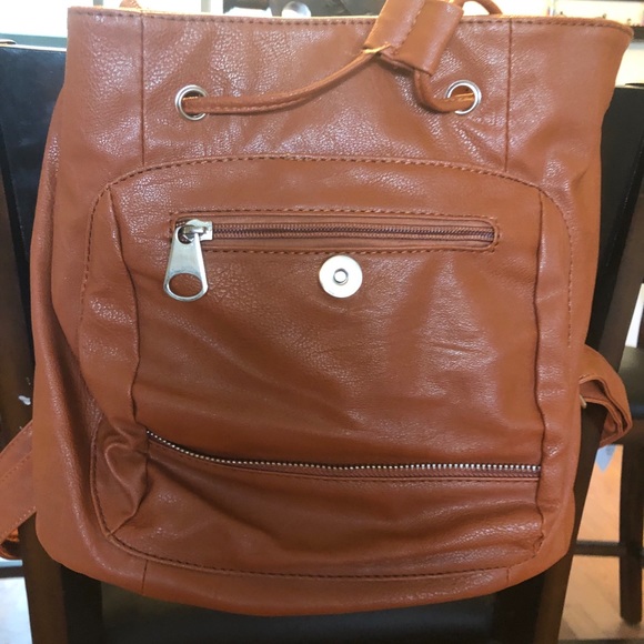 Genuine Leather Backpack/Purse - Picture 2 of 6